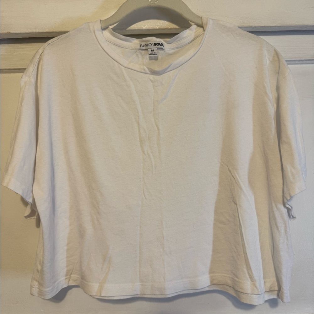 Fashion Nova Classic White Tee